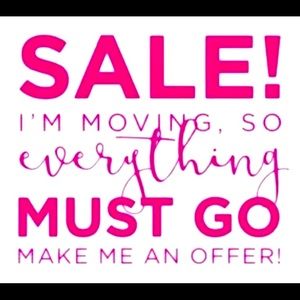 MOVING-CLOSET ENDS 8/17
